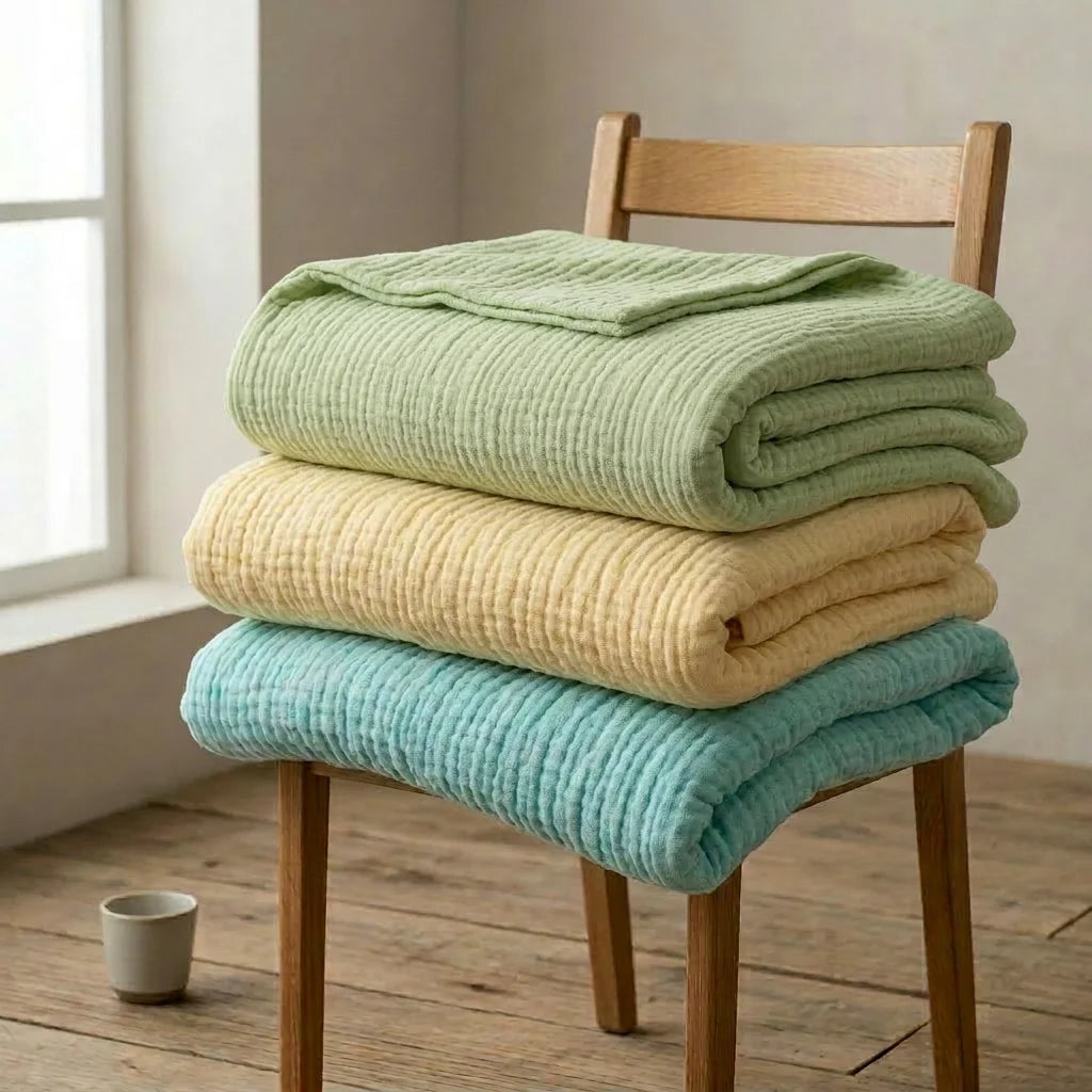 Couverture douce en mousseline