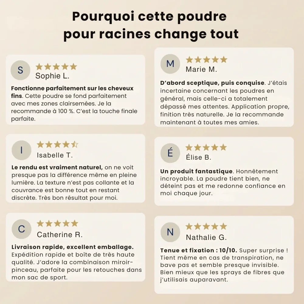 Mama-Pop™ – Couverture instantanée des racines et cheveux gris