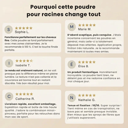 Mama-Pop™ – Couverture instantanée des racines et cheveux gris