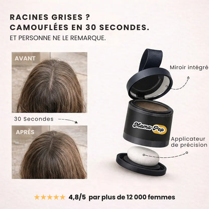 Mama-Pop™ – Couverture instantanée des racines et cheveux gris