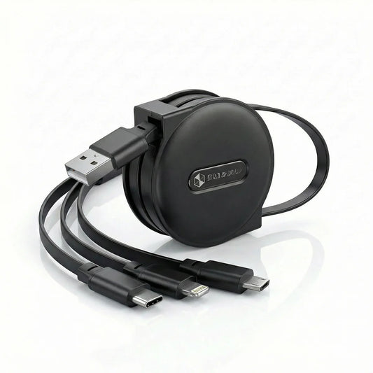 MultiCord Pro™ Chargeur Rétractable Rapide