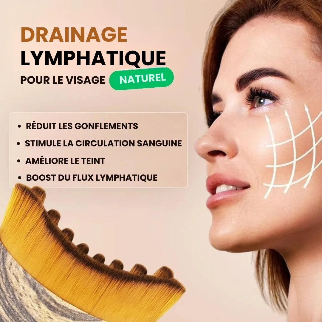 Brosse de massage lymphatique