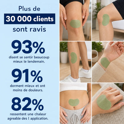 Patchs Chauffants aux Plantes
