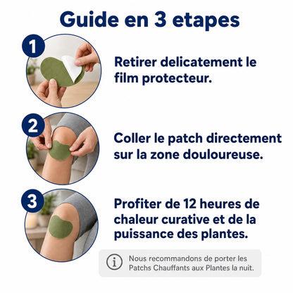 Patchs Chauffants aux Plantes