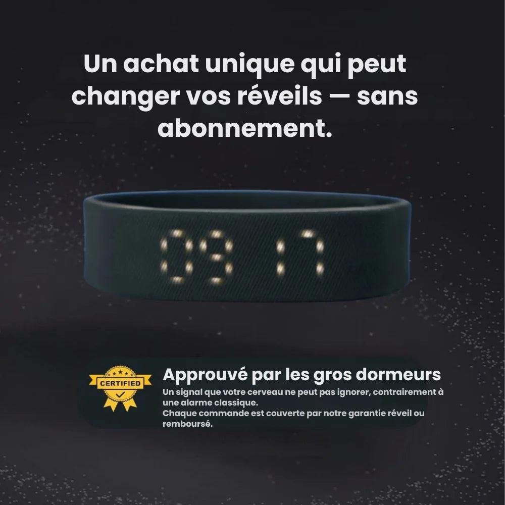 Bracelet de réveil vibrant