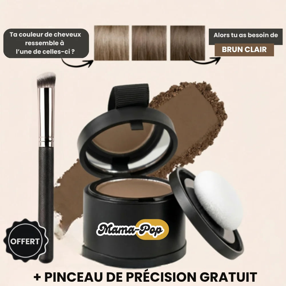 Mama-Pop™ – Couverture instantanée des racines et cheveux gris