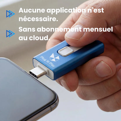 Plug N Play™ Stockage mobile