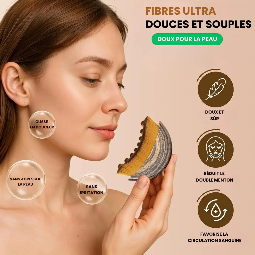 Brosse de massage lymphatique