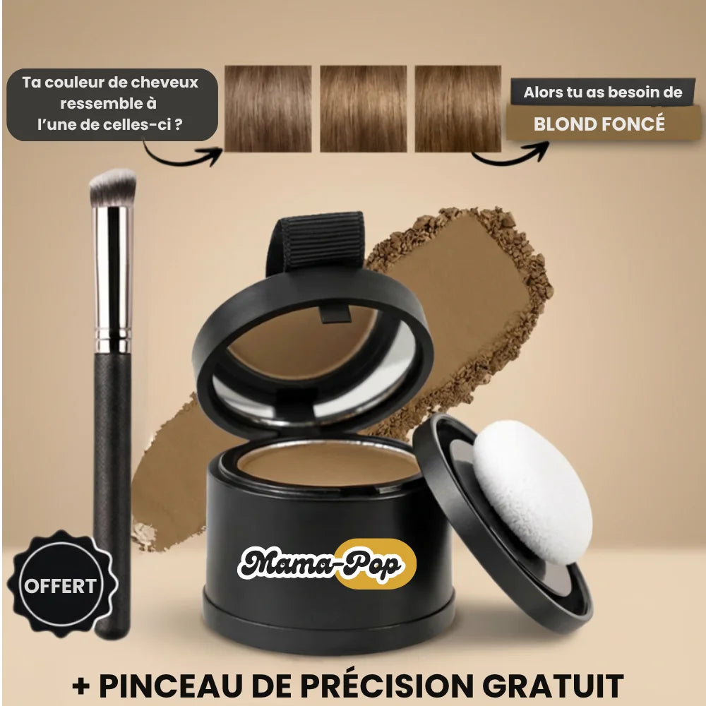 Mama-Pop™ – Couverture instantanée des racines et cheveux gris