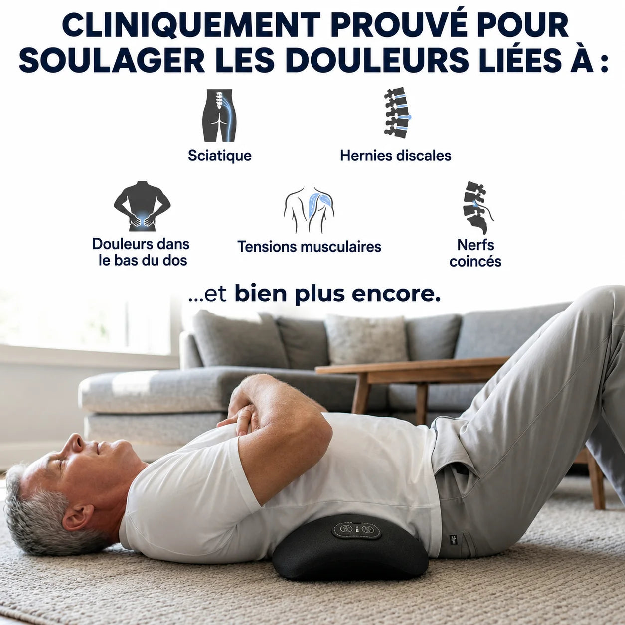 SpineRelief™ — Appareil de Massage Triple Fusion