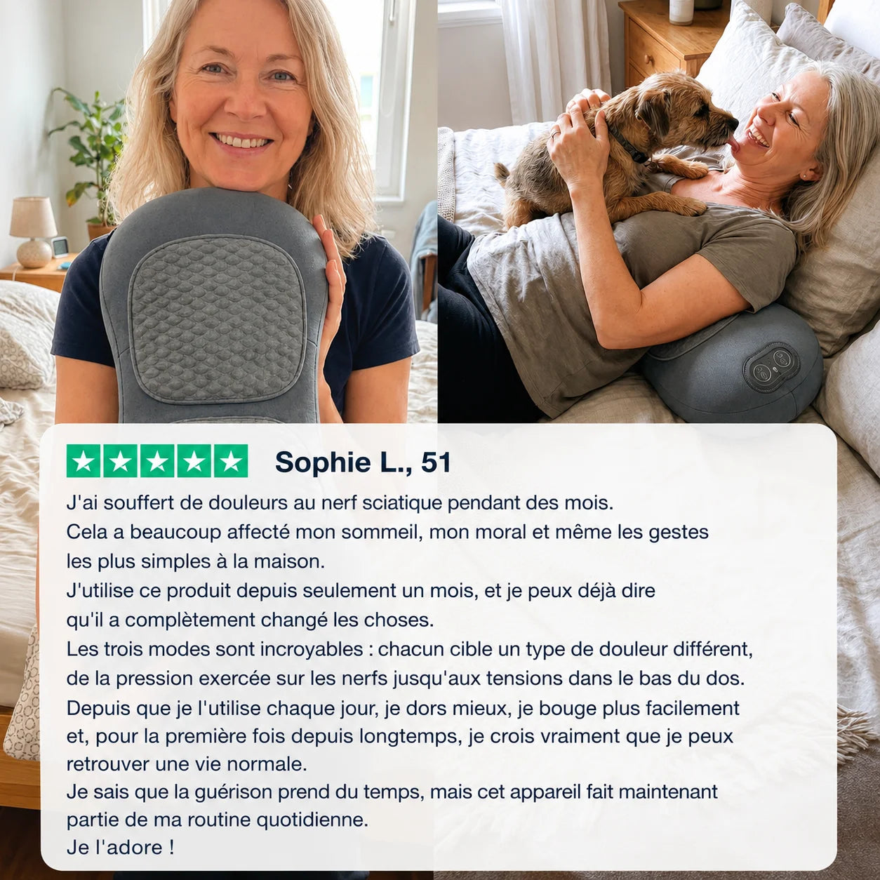 SpineRelief™ — Appareil de Massage Triple Fusion