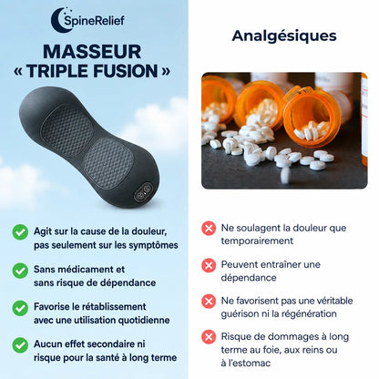 SpineRelief™ — Appareil de Massage Triple Fusion
