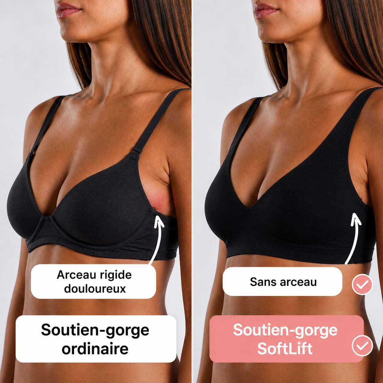SoftLift — Soutien-gorge sans coutures ni armatures