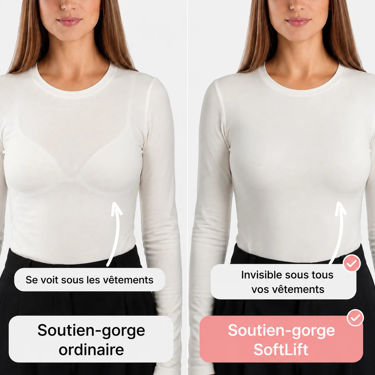 SoftLift — Soutien-gorge sans coutures ni armatures