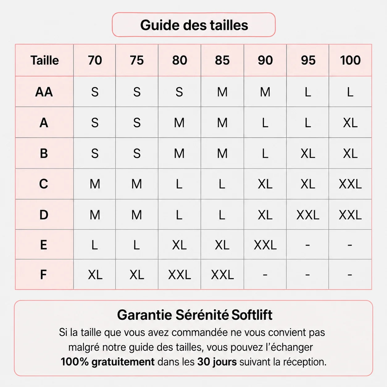 SoftLift — Soutien-gorge sans coutures ni armatures