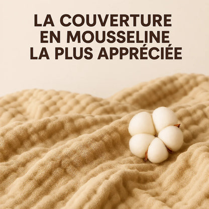 Couverture douce en mousseline