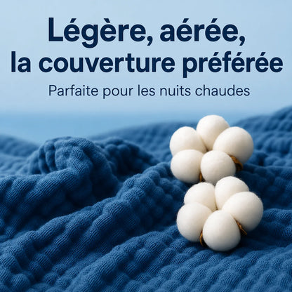 Couverture douce en mousseline