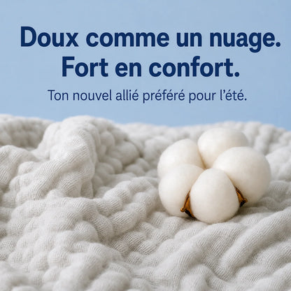 Couverture douce en mousseline