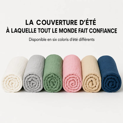 Couverture douce en mousseline