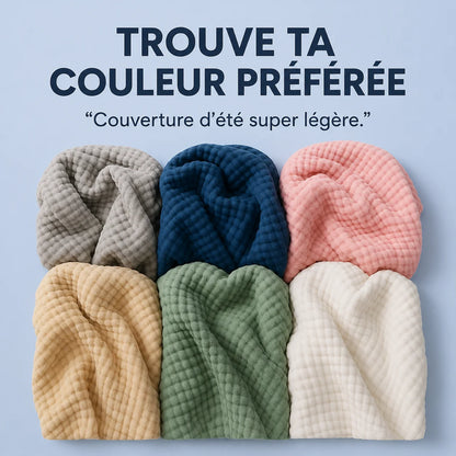 Couverture douce en mousseline