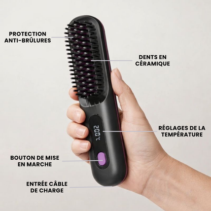 Brosse lissante portable - GoBrush Pro