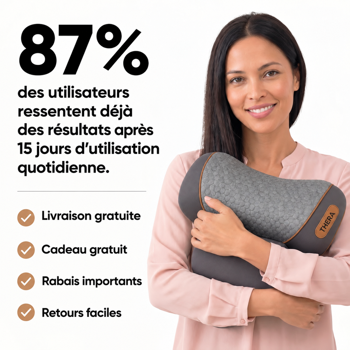 87 % des utilisateurs ressentent des résultats après 15 jours