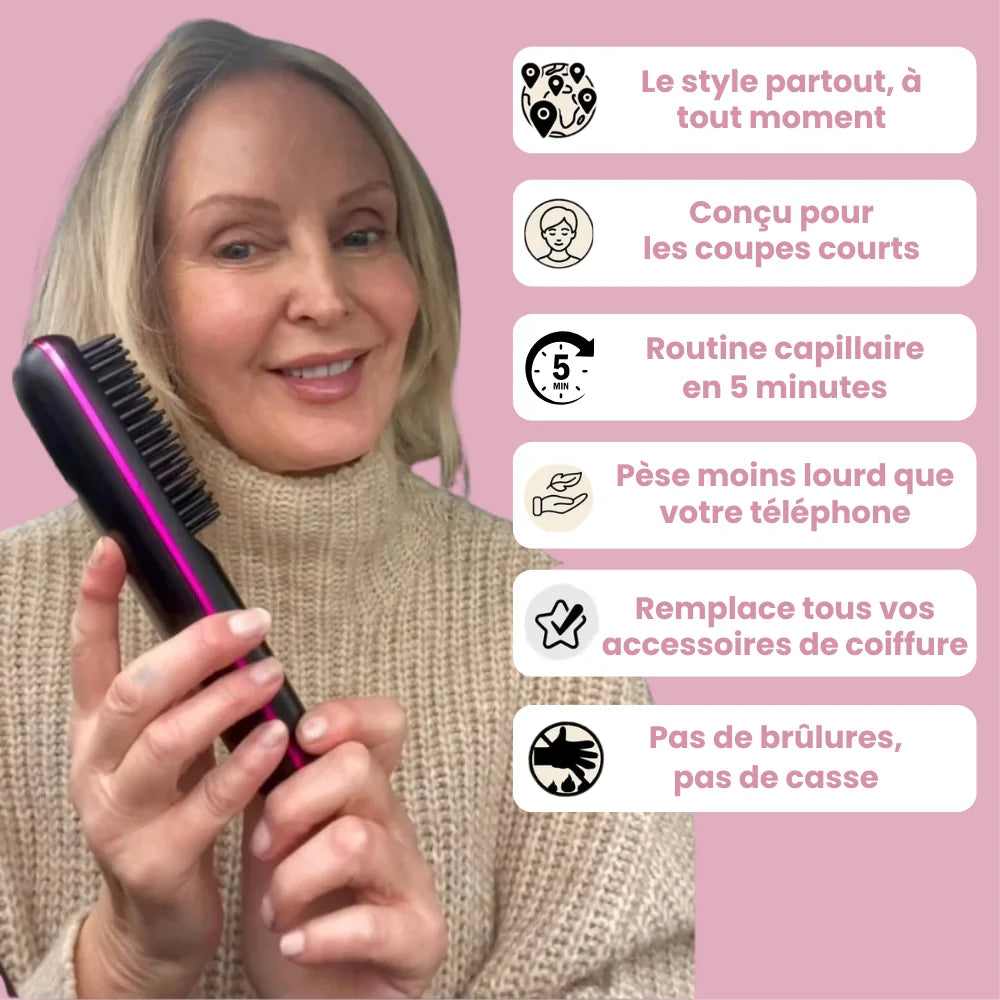 Brosse lissante portable - GoBrush Pro