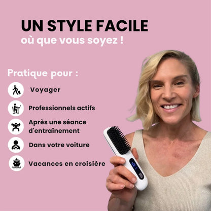 Brosse lissante portable - GoBrush Pro