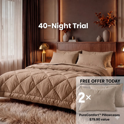 Cream Beige – 2 free PureComfort™ pillowcases
