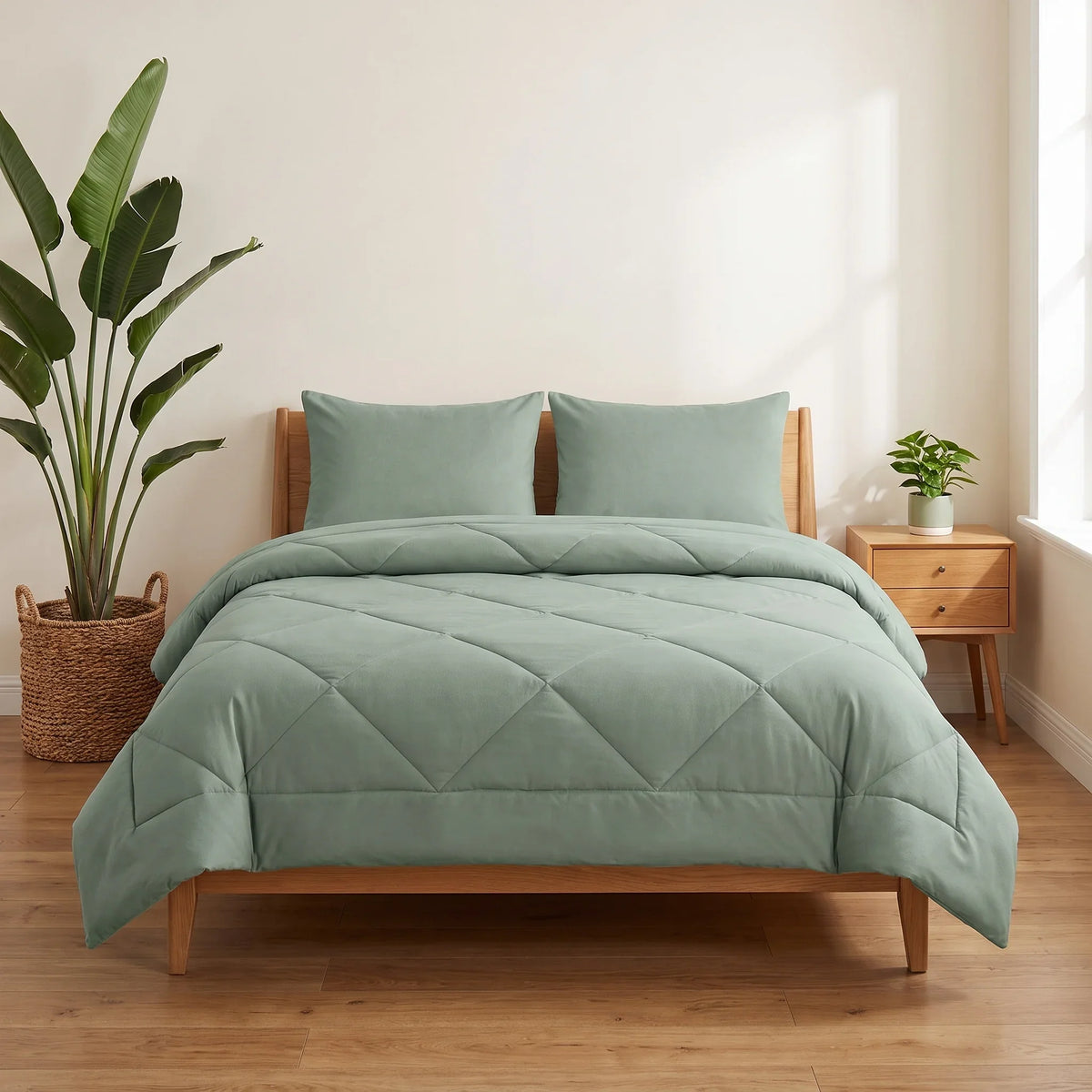 PureComfort™ 2-in-1 comforter – Soft Mint Green