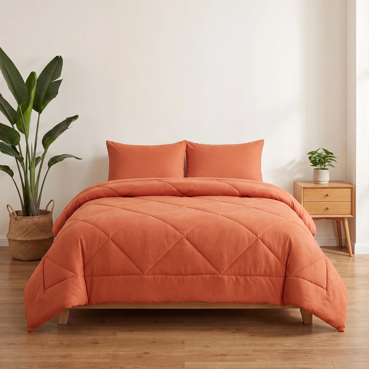 PureComfort™ 2-in-1 comforter – Sunset Orange