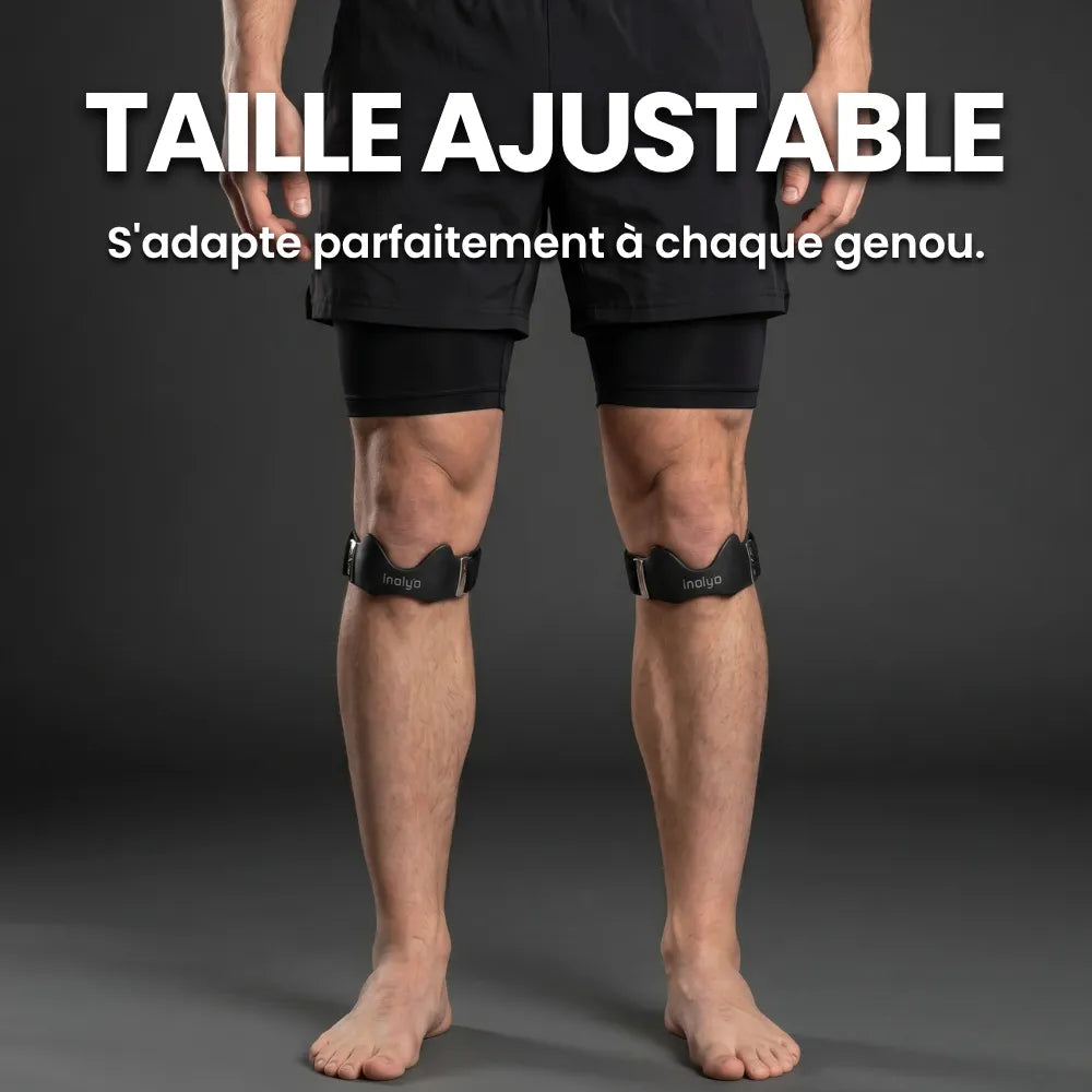 Taille ajustable, s'adapte à chaque genou