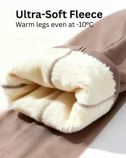 Thermal Sculpting Smoothing Leggings — fleece-lined, bare-leg look